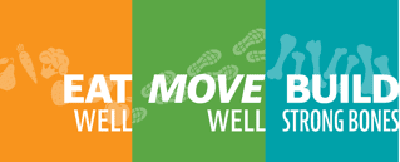 Eat Well, Move Well, Build Strong Bones Month Info